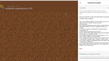 Embedding a Padlet into Blackboard