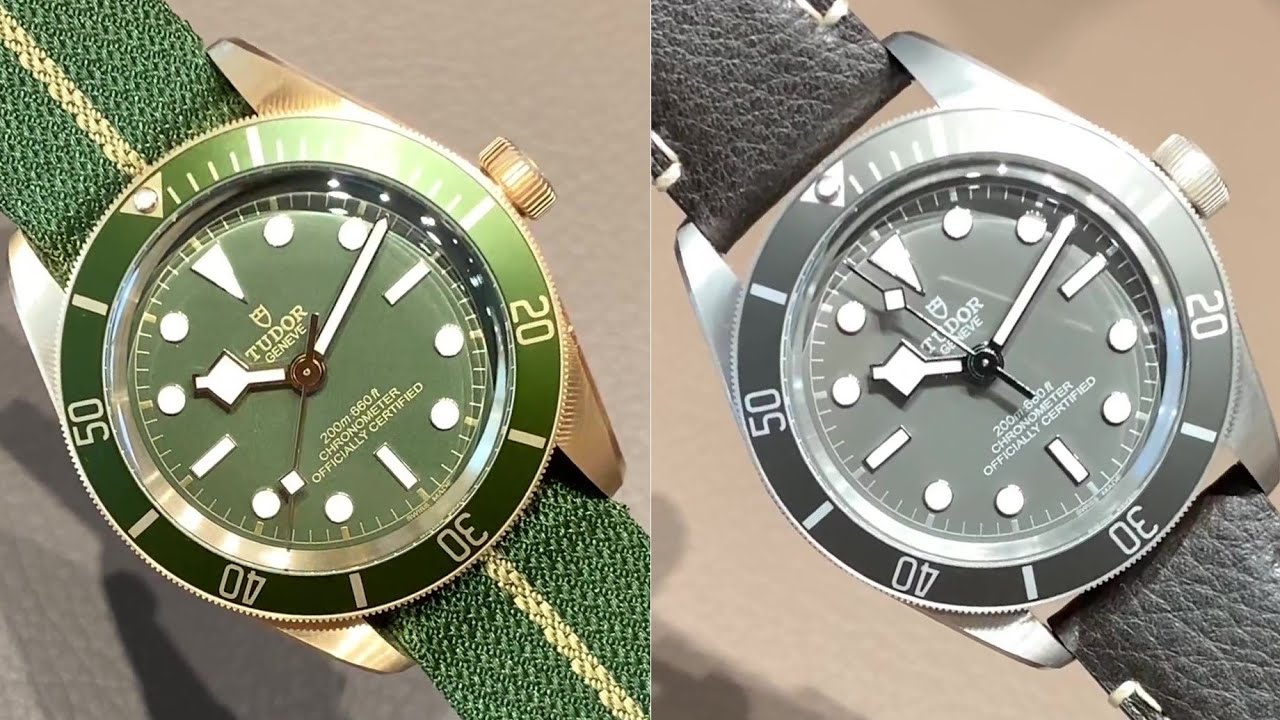 TUDOR - Black Bay Fifty-Eight 18K Gold & 925 Silver 帝驼 - YouTube