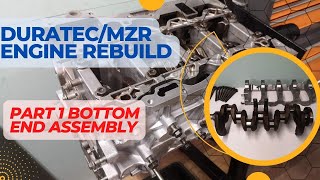Building my 2.0 Duratec / MZR engine, PART 1 Bottom End prep and assembly