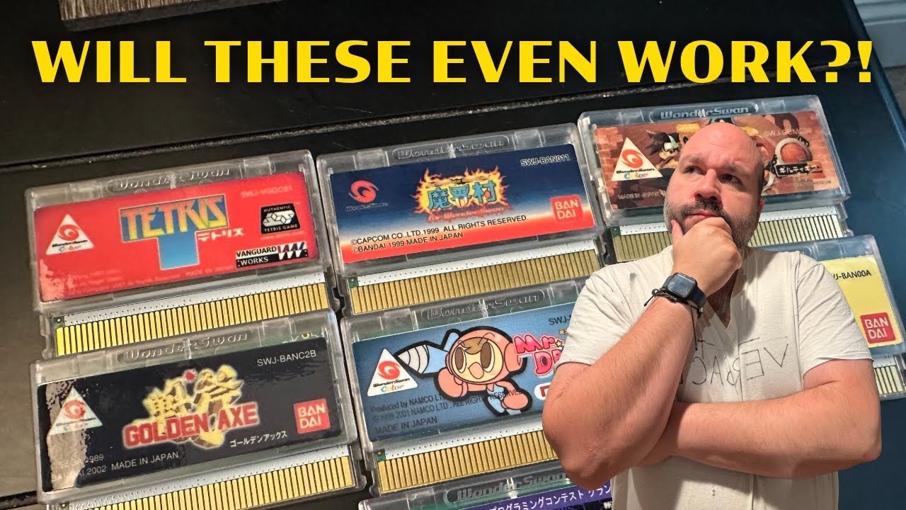 I bought some Wonderswan Games from AliExpress - YouTube