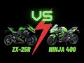 ZX-25R Vs Ninja 400 - Kawasaki Lightweight Showdown