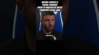 Michael Carrick on the champions league fixture