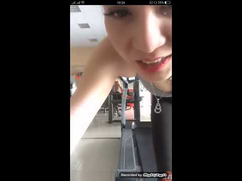 Video Em ngân xinh đẹp mặt quần lót lọt khe, tập Gym lộ Mu... - youtube