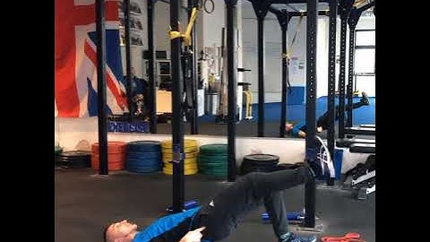 Glute bridge with external rotation