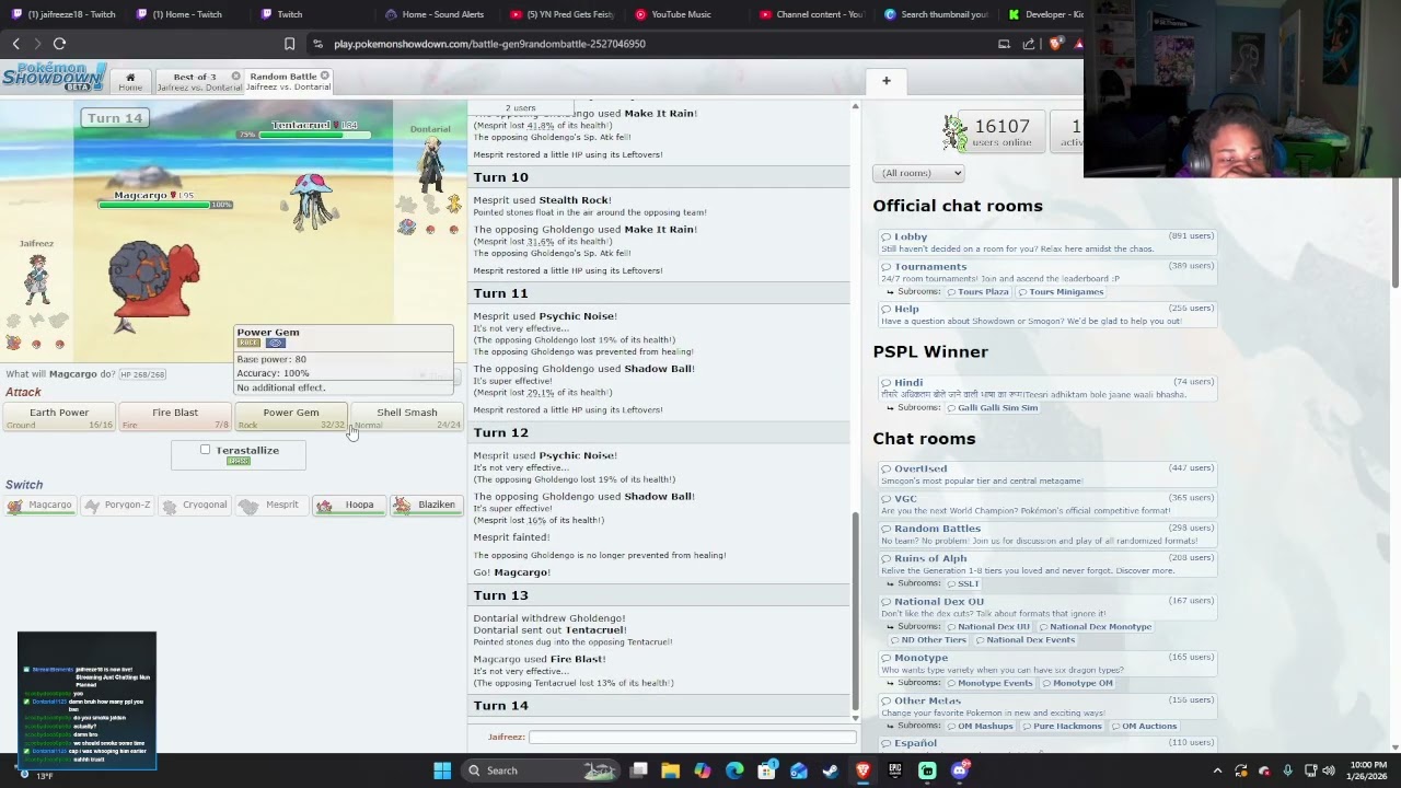 "Totally AI" Embarrassing Pokémon showdown(I Let Him win)
