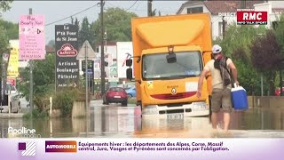 Inondations dans le Var: la région de Brignoles se réveille les pieds dans l'eau