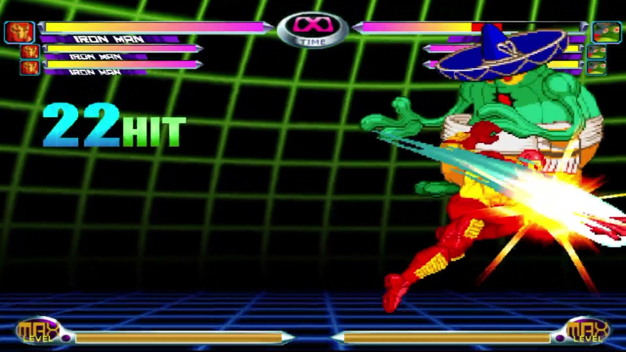 MvC2 Iron man infinite YouTube