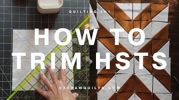 How to Quickly Trim HSTs for Perfect Quilts Every Time