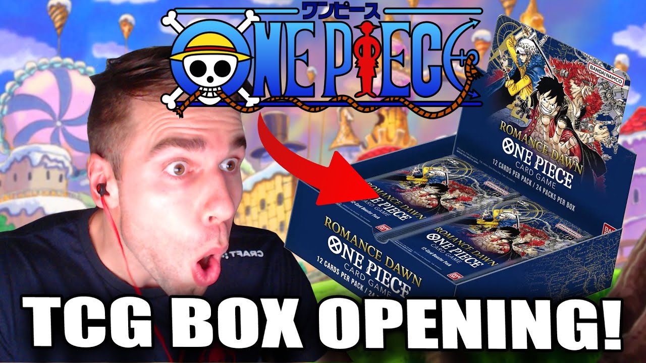 *LIVE* Opening One piece Trading Card Game Booster Box! YouTube