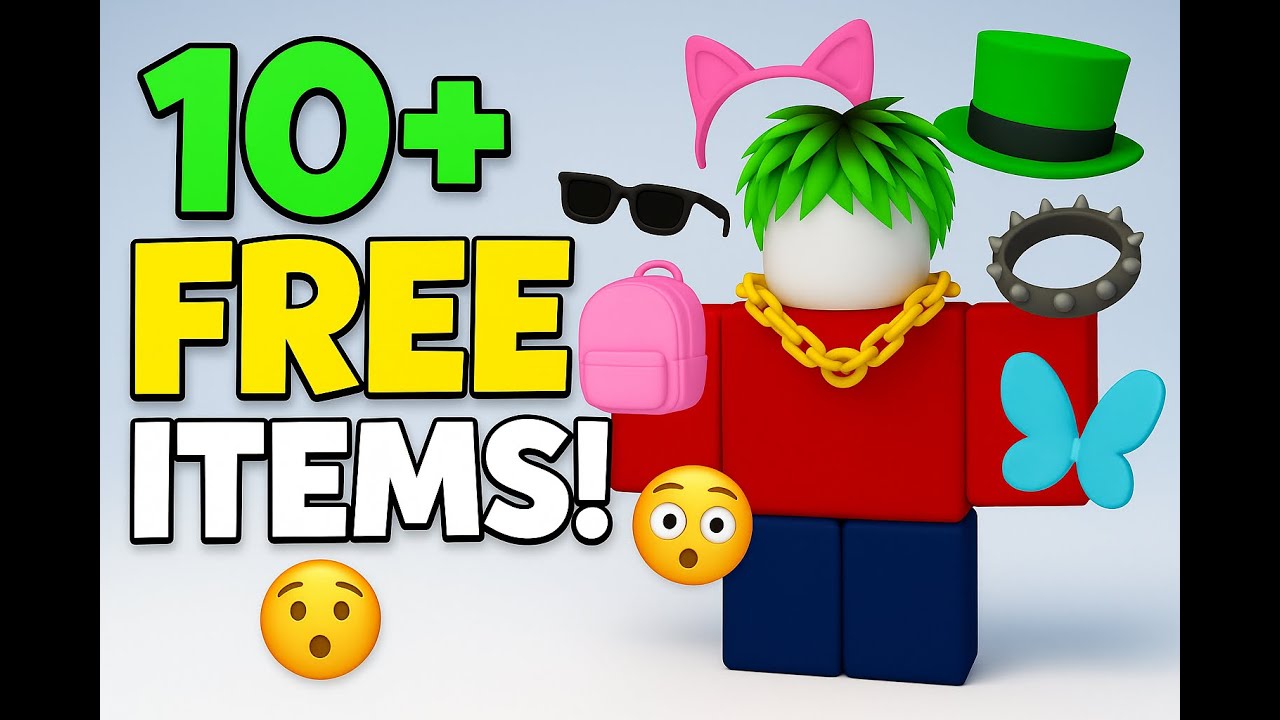 “I Collected These FREE Roblox Items 🛡️💎 Without Spending a Single ...