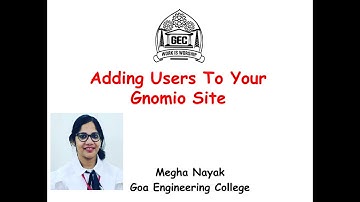 #gnomio #gec Add Users and Participants To a Course in Gnomio and  Enroll Them |Part 4 | Megha Nayak