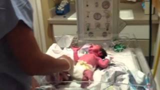 Elijah First Bath