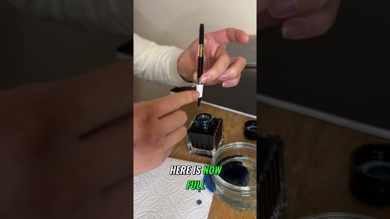 Как заправить перьевую ручку Montblanc Piston Converter 