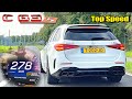 2024 Mercedes AMG C63 S E Performance SOUND &amp; 0-278KM/H TOP SPEED on AUTOBAHN