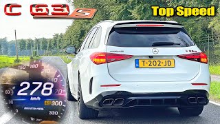 2024 Mercedes AMG C63 S E Performance SOUND & 0-278KM/H TOP SPEED on AUTOBAHN