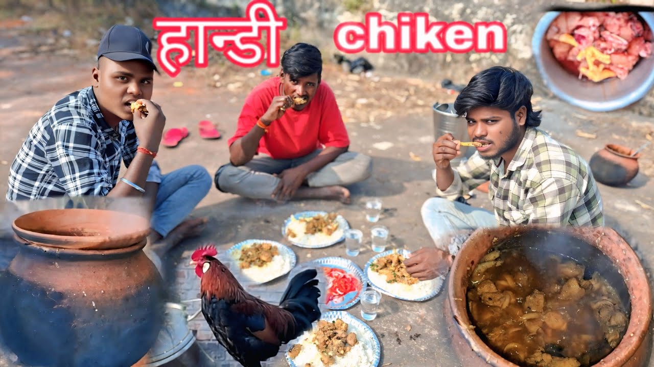 हान्डी चिकेन मसाला वाला ll पुरानी धर्मशाला ll in the jungle me 