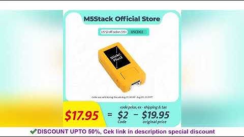 M5Stack Official M5StickC PLUS2 ESP32-PICO-V3-02 Mini IoT Development Kit 1.14-inch TFT Screen IoT C