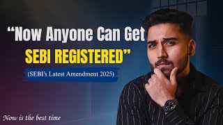 Every Graduate Can Now Register as SEBI Research Analyst or Investment Advisor | New SEBI Circular