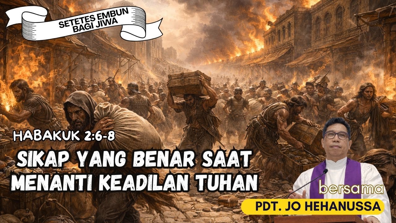 HABAKUK 2:6-8 - SIKAP YANG BENAR SAAT MENANTI KEADILAN TUHAN #setetesembunbagijiwa #renungankristen