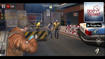 DEAD TRIANGLE Chapter 1 Full Gameplay Walkthrough || Offline Zombie Shooter