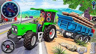 Real Indian Tractor Driving Simulator 3D - Farming Transport 2024 - Android gameplay screenshot 5