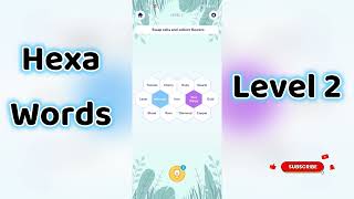 Celebrity Hexa Word level 2| Hexa Words Sort Associations level 2 Answers Profile