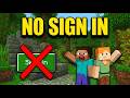 How To Play Multiplayer Minecraft Bedrock Without Sign In (Android, IOS, Windows, Xbox, PS, Switch)