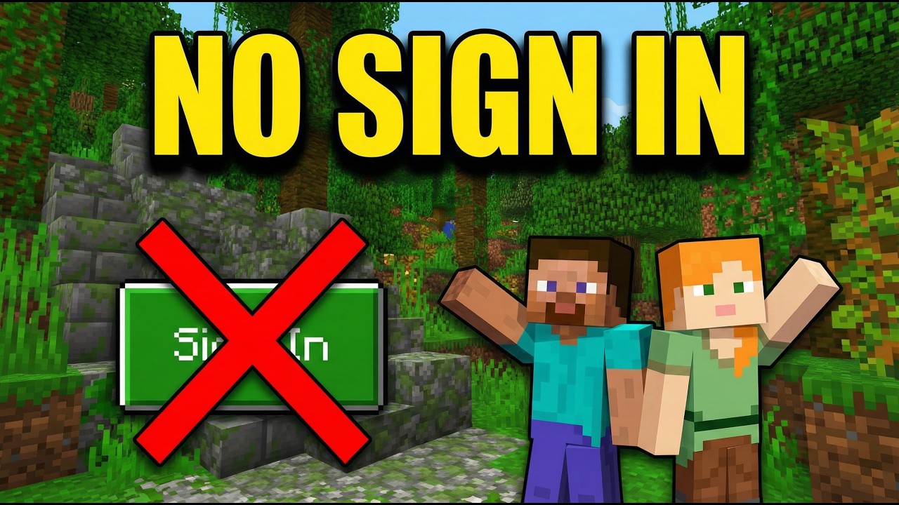 How To Play Multiplayer Minecraft Bedrock Without Sign In (Android, IOS ...