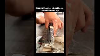 Creating Seamless Mitered Edges on Quartz Countertops