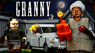 Lego Мультфильм Granny 3 - Часть 2 / Horror Game Гренни / Лего Stop Motion, Animation [4K]