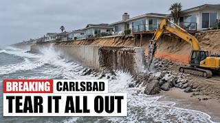 Carlsbad's $17M Beach Mansions Are Sliding — And the State Ordered the Walls Removed