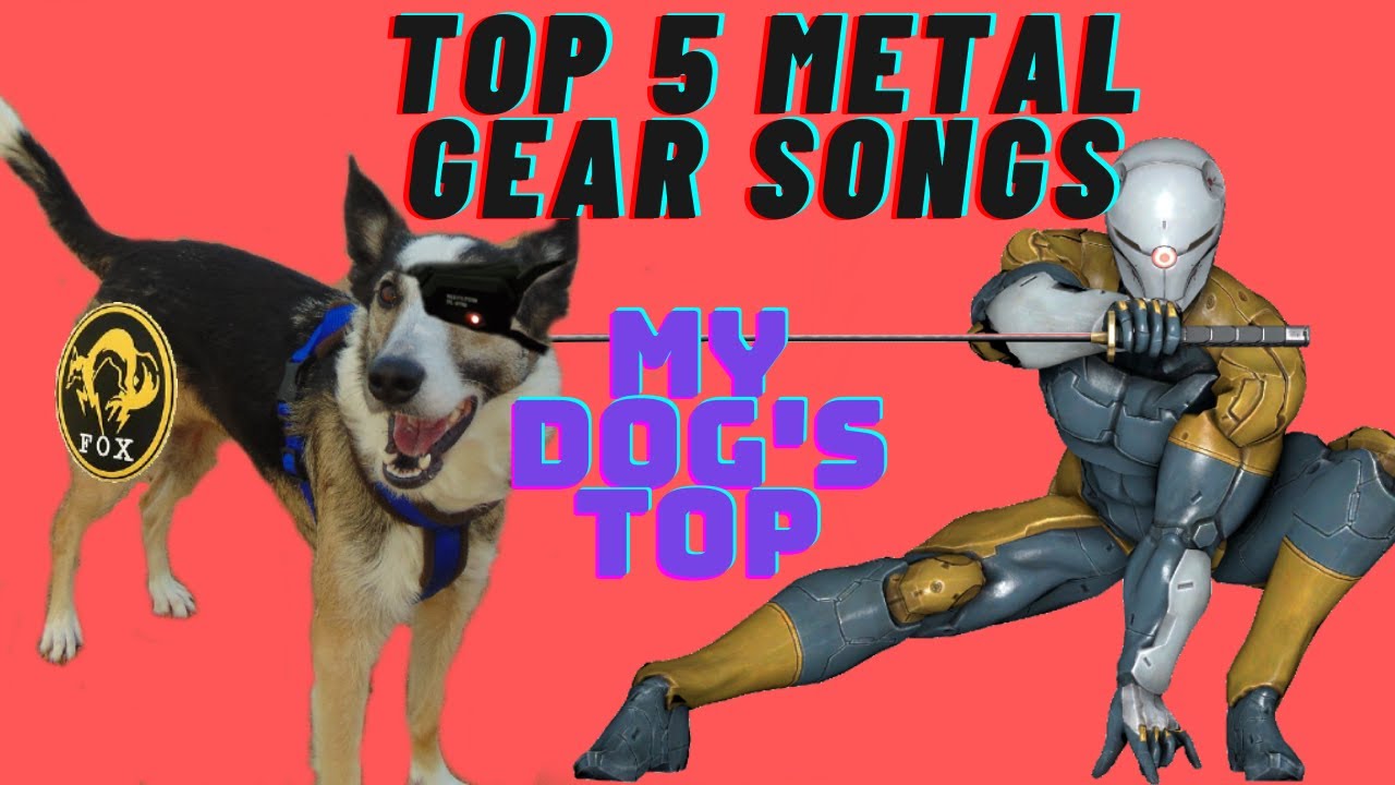 My Dog's Top 5 of METAL GEAR SOLID best songs. A Hideo Kojima Saga
