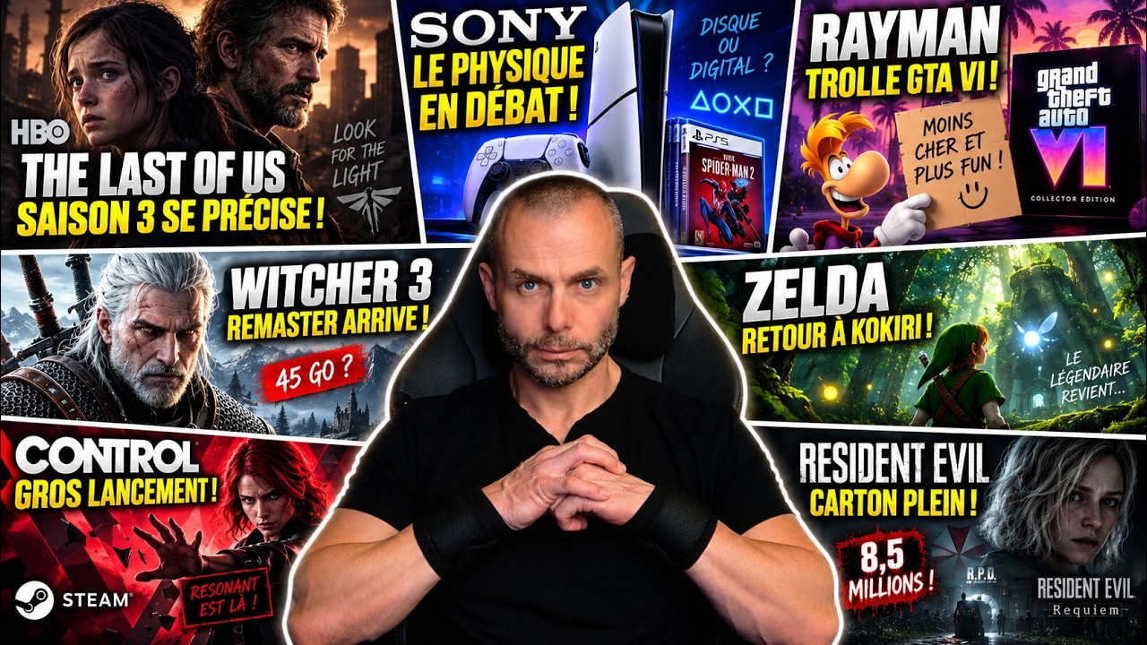 🔥ACTU GAMING DU JOUR (27 Septembre): RESIDENT EVIL EXPLOSE : 8,5 MILLIONS ! Sony doute du TOUT-DÉMAT