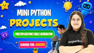 Lecture 41 - Mini Python Projects - Multiplication table generator | Intermediate | Level 3 | Coding