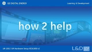 UR-1001 l UR Hardware Setup IEC61850 v2