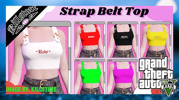 [2023] Grand Theft Auto V Modding: How To Install The Strap Belt Top Mod For MP Female (PC Mods)