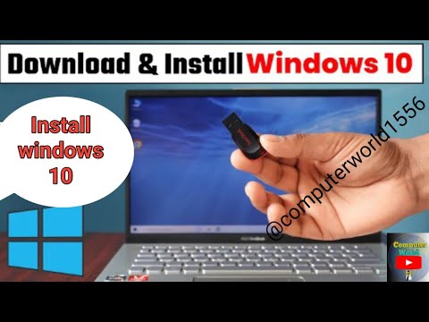 How to Install windows 10 from USB !! Windows 10 installation step by ...