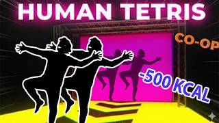 Couple's Reflex Test Gone VIRAL | HUMAN TETRIS | -500 kcal Burn Immersive InteractiveChallenge
