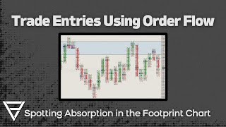 Trade Entries Using Order Flow  Spotting Absorption In The Footprint Chart