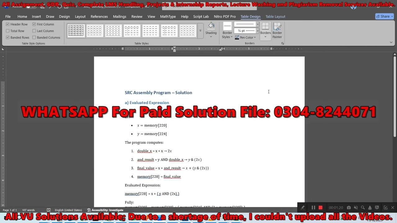 CS501 Assignment 1 solution Fall 2025 | CS501 Assignment 1 solution 2025 | CS501 Assignment 1 100%