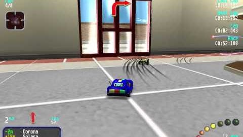 Re-Volt Custom Track Minimarket 2 by MirkoGT97, 12 Cars 8 Laps & Pickups!