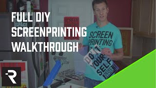 T-Shirt Shop Screen Printing Kit