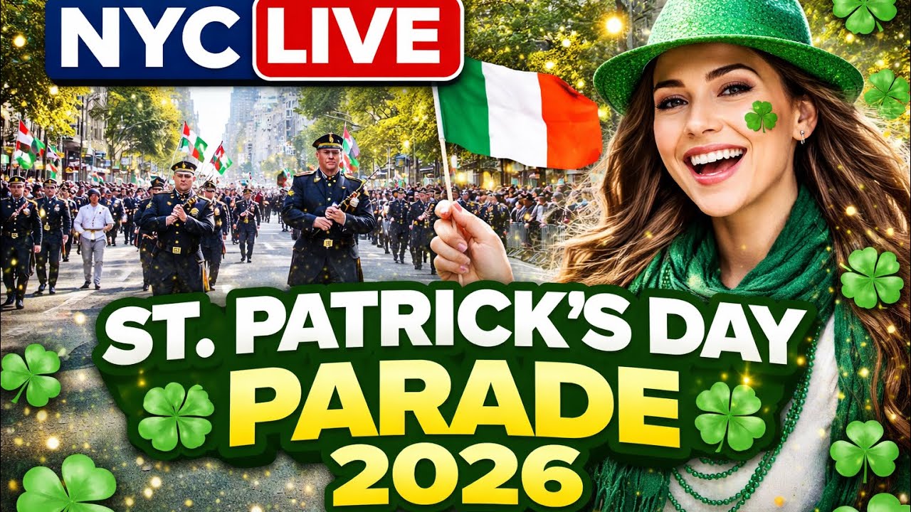2026 NYC St. Patricks Day Parade ☘️ | New York City LIVE - YouTube