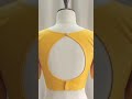 New boat neck blouse design 🎀||latest back doori blouse design #blouse #backlessblouse