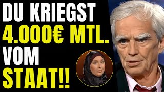 Schlauer Rentner zerlegt undankbare ISLAMISTIN mit knallharten Fakten!