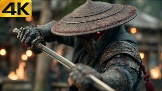 【4K】Intense Martial Arts Film: Beasts Slaughter Village, Then the Demon Hunter Split Them in Half