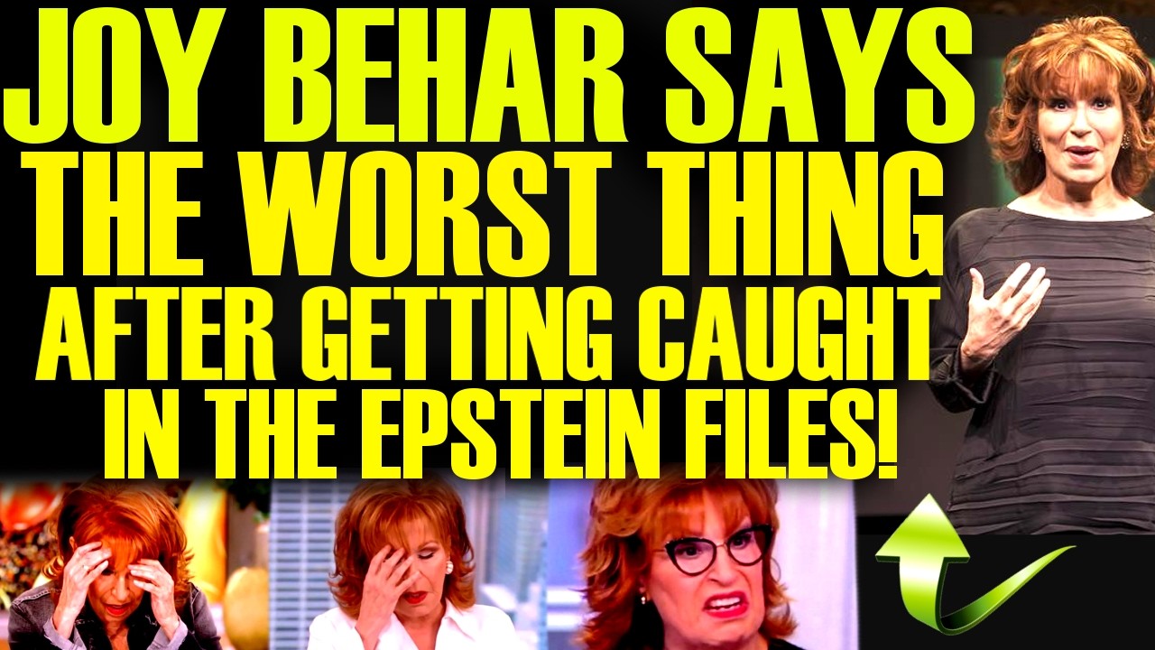 Joy Behar GETS SO SCARED After Getting CAUGHT With Epstein TWIST As The View Producers GET FURIOUS!