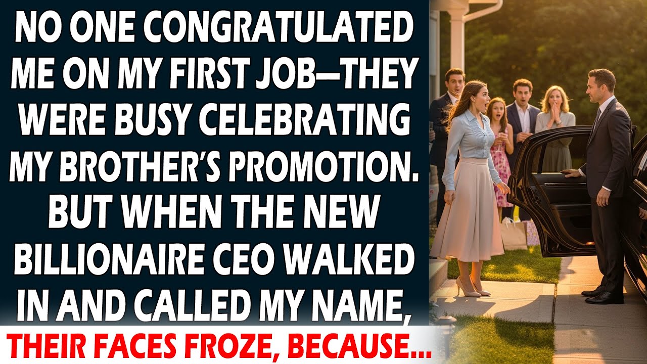 My Family Celebrated My Brother… Until the Billionaire CEO Walked In and Called My Name