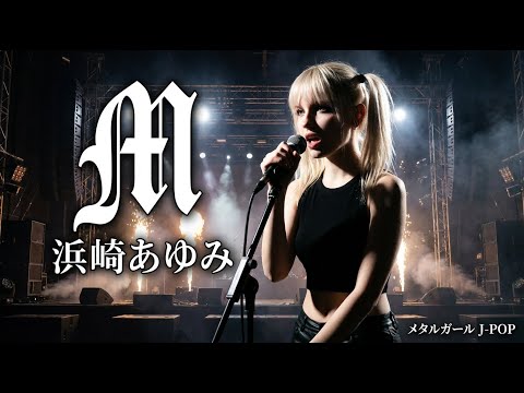 M - 浜崎あゆみ【海外メタルガールが歌ってみた】(J-POP AI Metal Rock Cover)
