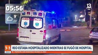 Reo Se Fugó Desde La Ex Posta Central Mientras Estaba Hospitalizado